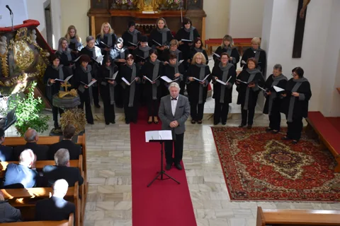 Společné zpívání s Cantus Feminae z Nechanic 15.10.2017 – fotografie 11